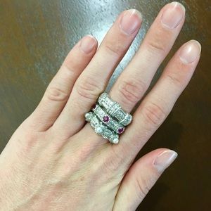 Judith Ripka Sterling Silver Rings